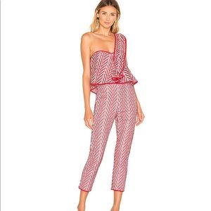 Flint Jumpsuit in Red